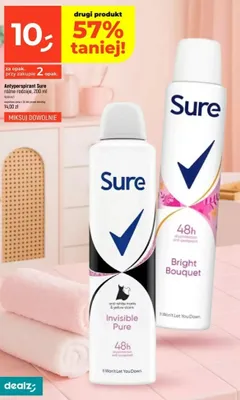 Antyperspirant Sure Invisible Pure promocja w Dealz