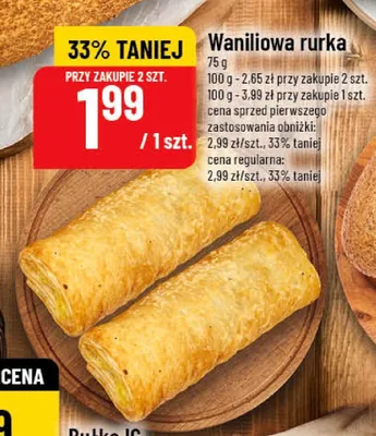 Waniliowa rurka promocja w POLOmarket