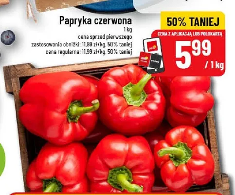 Papryka czerwona promocja w POLOmarket
