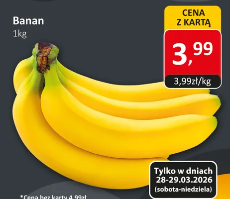 Banan promocja w Market Point