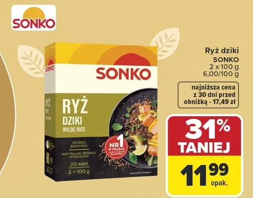 Ryż dziki promocja w Carrefour