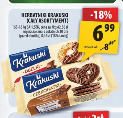 Herbatniki Krakuski Czekonatki promocja w Arhelan