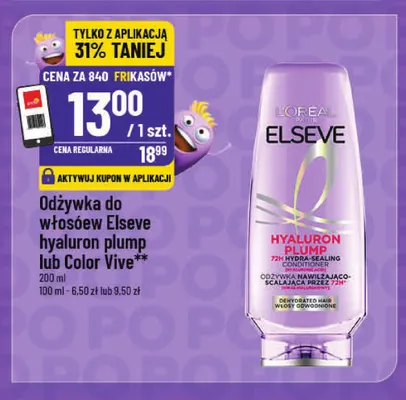 Odżywka do włosów Elseve Color Vive promocja w POLOmarket