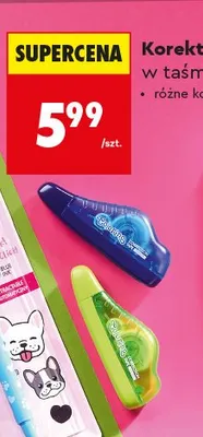 Korektor w taśmie Colorino promocja w Biedronka