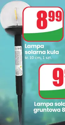 Lampa solarna gruntowa 8 LED promocja w Dino