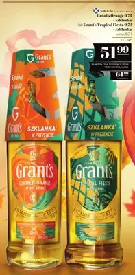 Grant's Tropical Fiesta + szklanka promocja w POLOmarket