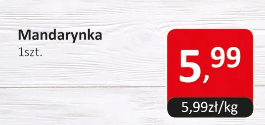 Mandarynka promocja w Market Point