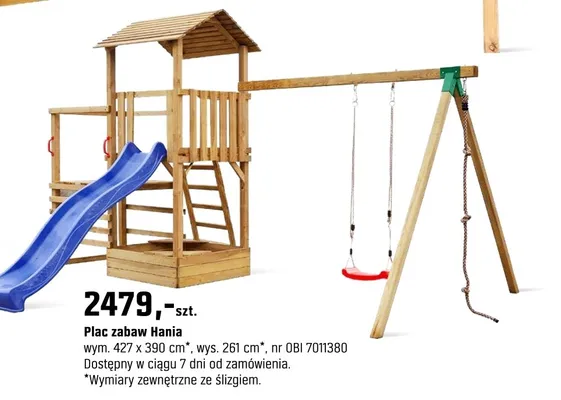 Plac zabaw Hania promocja w OBI