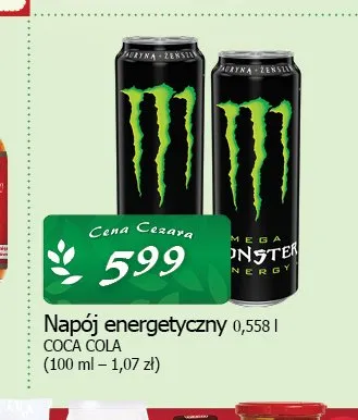 Napój energetyczny lemon WK DZIK promocja w CEZAR Delikatesy
