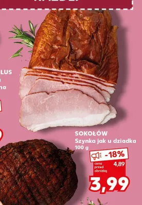 Szynka jak u dziadka Sokołów promocja w Kaufland