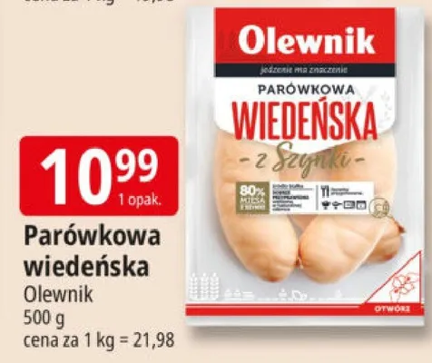 Parówkowa wiedeńska promocja w Leclerc