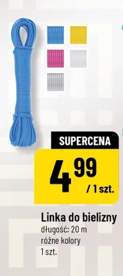 Linka do bielizny 20m promocja w POLOmarket