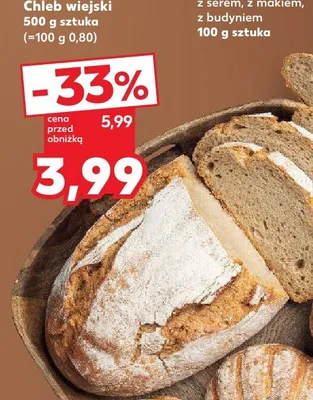 Chleb wiejski promocja w Kaufland
