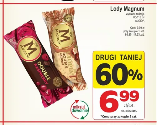 Lody Magnum Double Raspberry promocja w Marketvita