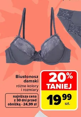 Biustonosz damski promocja w Carrefour