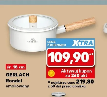 Rondel emaliowany Gerlach śr. 18 cm promocja w Kaufland