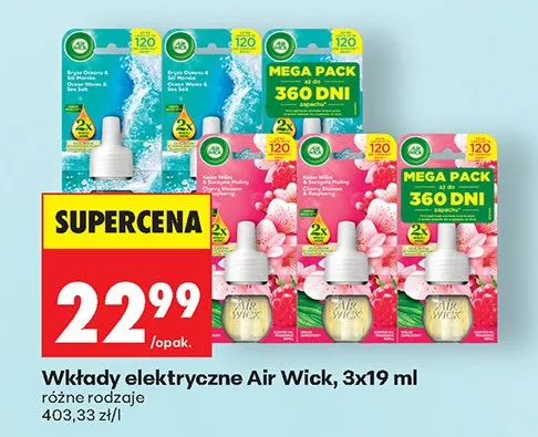 Wkłady elektryczne różne rodzaje promocja w Biedronka