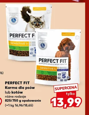 Karma dla kotów Perfect Fit Sensitive 1+ bogaty w indyka promocja w Kaufland