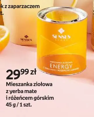 Mieszanka ziołowa z yerba mate i różeńcem górskim Senses Story promocja w Empik