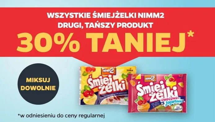 Śmiejżelki Nimm2 promocja w Netto