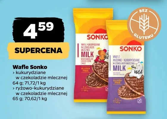Wafle Sonko promocja w Netto