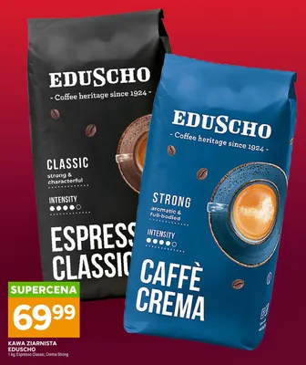 Kawa ziarnista Eduscho Espresso Classic promocja w Stokrotka