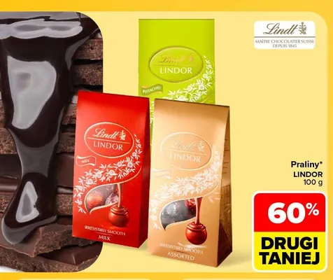 Praliny Lindor Assorted Lindt promocja w Carrefour