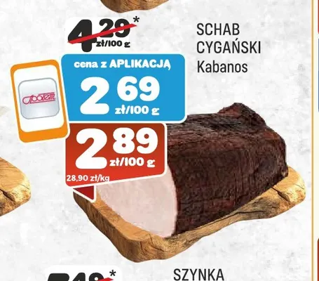Schab cygański Kabanos promocja w Społem Praga