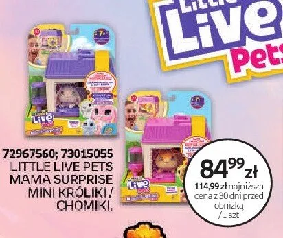 Zabawka Little Live Pets mama surprise mini promocja w Empik