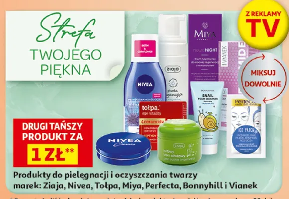 Produkty do pielęgnacji i oczyszczania twarzy promocja w Auchan
