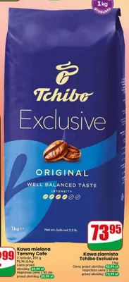 Kawa ziarnista Tchibo Exclusive Original promocja w Dino