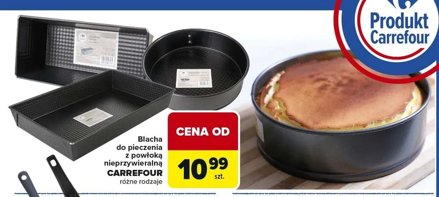 Blacha do pieczenia z powłoką nieprzywieralną CARREFOUR promocja w Carrefour