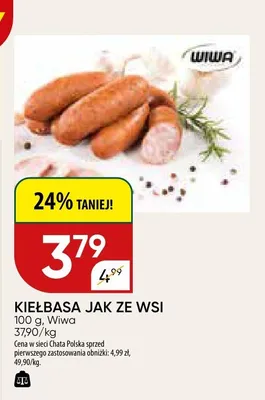 Kiełbasa jak ze wsi promocja w Chata Polska