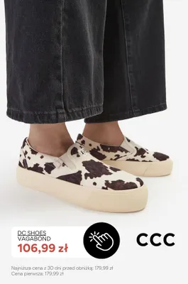 Buty slip-on DC Shoes Vagabond promocja w CCC