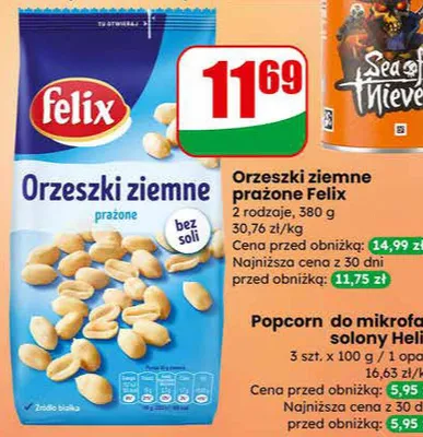 Popcorn do mikrofali solony Helio promocja w Dino