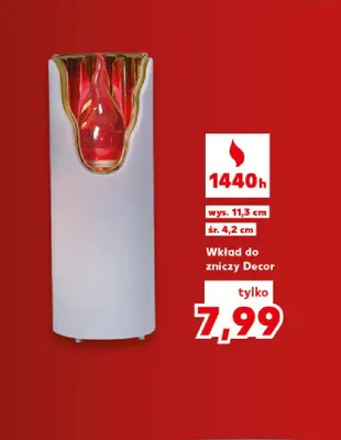 Wkład do zniczy Decor promocja w Kaufland