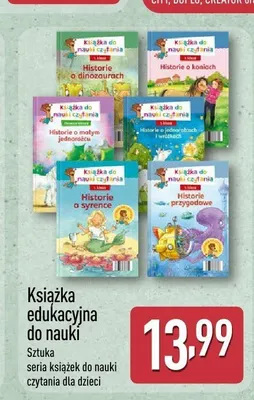 Książka edukacyjna Historie przygodowe promocja w Aldi