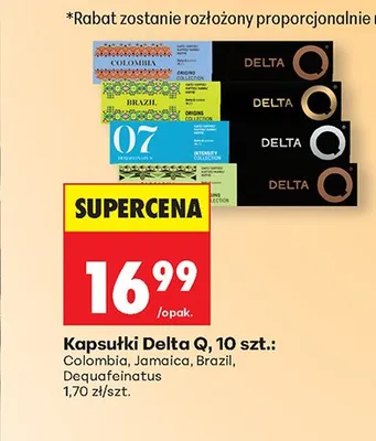 Kapsułki Delta Q Brazil promocja w Biedronka