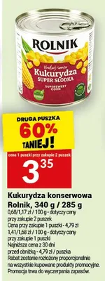 Kukurydza konserwowa promocja w Twój Market