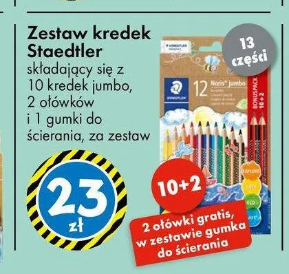 Zestaw kredek Staedtler promocja w Tedi