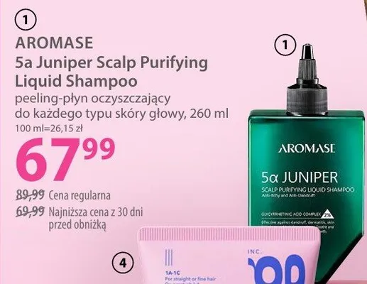 Peeling-płyn oczyszczający do każdego typu skóry głowy 5α Juniper Scalp Purifying Liquid Shampoo promocja w Hebe