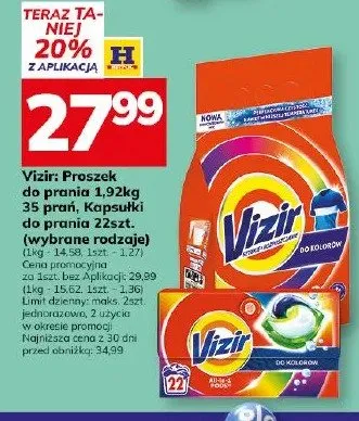 Vizir proszek do prania promocja w Hitpol