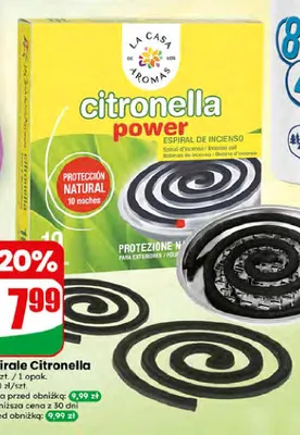 Spirale Citronella La Casa de los Aromas promocja w Dino
