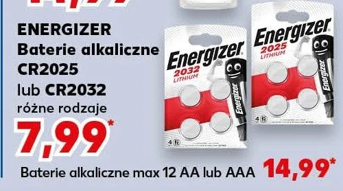 Baterie alkaliczne CR2032 promocja w Kaufland