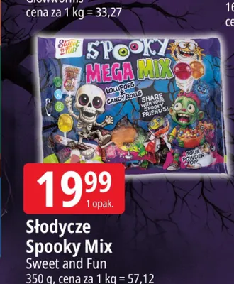 Słodycze Spooky Mix Sweet and Fun promocja w Leclerc
