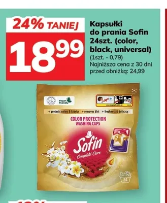 Kapsułki do prania Sofin universal promocja w Hitpol
