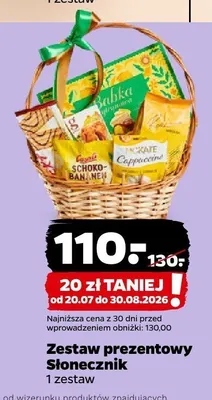 Zestaw prezentowy Słonecznik promocja w Netto