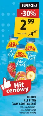 Jogurt Ale Pitny Danone promocja w Arhelan