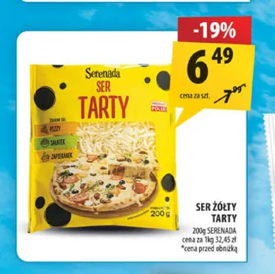 Ser żółty tarty Serenada promocja w Arhelan