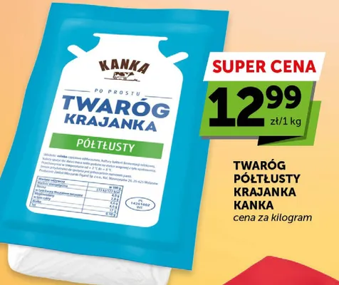 Twaróg półtłusty Krajanka promocja w Groszek